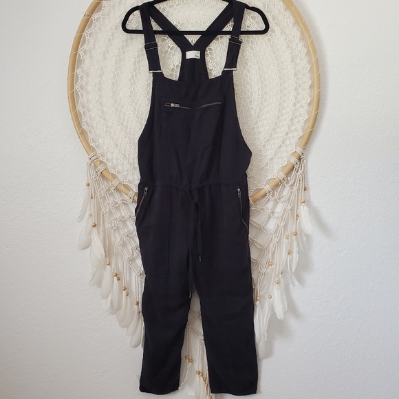 Aritzia Wilfred Free Valletta Overalls Black Lyocell Size XS - Picture 4 of 10